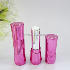 Customized Metallic Pink ABS Lipstick Tubes Unique Private Label Cosmetic Packaging Fashion Design <b>Plastic</b> Lipstick <b>Container</b> - Product Image 4