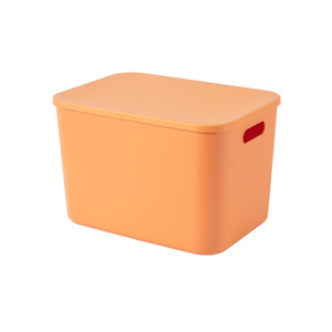 <b>Plastic</b> Storage <b>Boxes</b> With Lid Stackable Rectangle Toy Organizer For Living Room Bedroom Dormitory 6 Colors 5 Sizes - Product Image 5