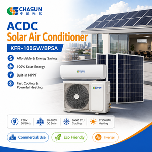 Condizionatore d'Aria Solare Ibrido Chasun 7000-36000BTU <span class=keywords><strong>DC</strong></span> 48V, Split a Parete, Raffreddamento/Riscaldamento, EER 22 CE per Casa - Product Image 4