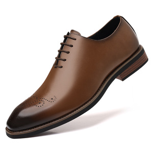 Chaussures habillées en cuir véritable de haute qualité, best-seller, pour les fêtes et les affaires. Chaussures pour hommes de style nouveau, antidérapantes, massantes - Product Image 1