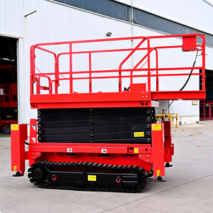 Самоходный гусеничный воздушный ножничный подъемник 12 м 14 м гидравлический подъемник с платформой гусеничного типа для отложений и возвышений - Product Image 6