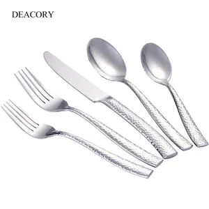 Good Price Wholesale Hotel Restaurant Weeding Knife Spoon And Fork Silver Flatware Silverware Set Stainless Steel Cutlery Set
