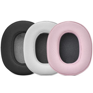 Coussinets d'oreille de remplacement pour <span class=keywords><strong>Skullcandy</strong></span> Hesh 3/ANC/Evo <span class=keywords><strong>Crusher</strong></span> Wireless, en tissu Yoga doux, respirant, avec mousse à mémoire de forme - Product Image 1