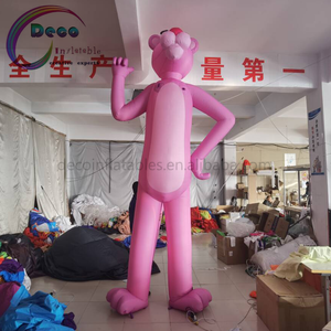 Dibujos animados mascota personajes modelo Pantera Rosa gigante inflable desfile globo al aire libre Eventos Fiestas PVC soplador - Product Image 2