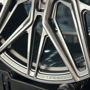 ล้อแม็ก SHIN Forged HF-7 สีไฮเปอร์แบล็ค ขนาด 19 20 21 นิ้ว น้ำหนักเบา ดีไซน์สปอร์ต แบบอินเตอร์ล็อค ผลิตจากอะลูมิเนียมอัลลอยด์ 5x112 5x120 ขายดี สำหรับ RS6 C5 - Product Image 4