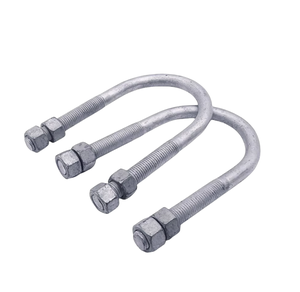 Pince et écrou à boulon en <span class=keywords><strong>U</strong></span> carré fixe galvanisé à chaud fabricants <span class=keywords><strong>de</strong></span> panneaux solaires en métal en acier fixations <span class=keywords><strong>de</strong></span> support photovoltaïque - Product Image 2