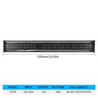 Lampe LED en plastique transfrontalière pour terrarium de dragon barbu, lumière UV, supplément de calcium pour reptiles, pour gecko, lézard et basking des solaires