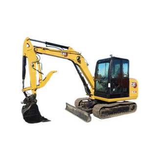 Miniexcavadora de cadenas Caterpillar CAT305.5E2 de 5.5 toneladas con certificación CE y cucharón, maquinaria de Japón, excavadoras en venta - Product Image 1