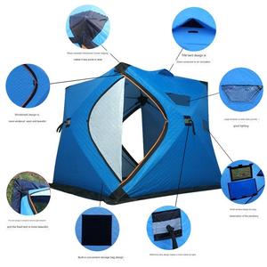 Vente chaude neige maison de pêche hiver coton épaissi camping en plein air équipement de pêche chaud résistant au vent ancre tente de pêche - Product Image 6