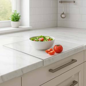 عدادات مطبخ ألواح التقطيع الأكريليكية ، ألواح التقطيع غير القابلة للانزلاق الشفافة ، تُستخدم للحماية. - Product Image 6