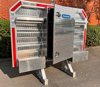 Nuevo Rack Antivuelco de Aluminio para Camioneta con Cajas de Herramientas, 68'' x 80'', Estable, Venta al por Mayor de Fábrica