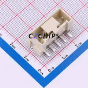3.96-5P LT Wire-to-Board Pin Header SMD,P=3.96mm Connector 1x5P 3.96mm Vertical Mount 5P - Product Image 1