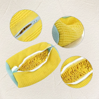 Sac à linge pliable pour baskets avec logo personnalisé, anti-déformation, durable, sacs de protection pour le lavage en machine des chaussures