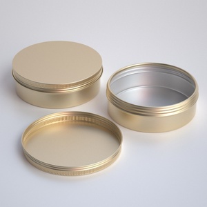 180g/ml Round Tin Container Container Recycled Cream Cosmetic Packaging Metal Aluminum Tins with Lids - Product Image 5