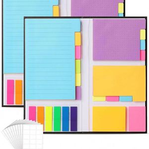 Business Office Student Fluorescent Multi-color Sticky Multifunctional <b>Notebooks</b> for Work Records and Student Notes - Product Image 1