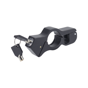 Verrou de poignée de moto, antivol robuste pour casque et frein, sécurise le vélo, le scooter, la cyclomoteur, le VTT (noir) - Product Image 6