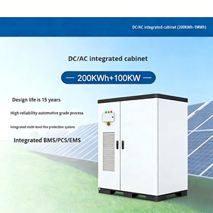 Industrial Commercial Solar Power Generation <b>Energy</b> <b>Storage</b> <b>System</b> 200kWh 100kW BESS Complete Hybrid Solar Power <b>System</b> - Product Image 5
