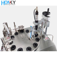Máquina Llenadora y Tapadora de Botellas de Plástico para Aceite de Uñas, Semiautomática, XQ, Nueva Tecnología, Modelo de Escritorio, Bomba de Pistón Cerámica