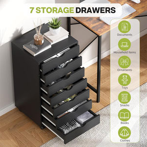 <span class=keywords><strong>Cajonera</strong></span> Simple de Metal <span class=keywords><strong>para</strong></span> Debajo DE LA Mesa Gabinete de <span class=keywords><strong>Escritorio</strong></span> 7 Cajones Gabinete de Almacenamiento de Acero <span class=keywords><strong>para</strong></span> Oficina en Casa - Product Image 2