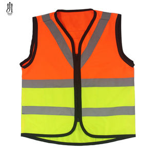 OEM 120g/M2 高視認性反射安全ベスト 建設安全ジャケット 道路走行作業安全セキュリティ反射ベスト - Product Image 6
