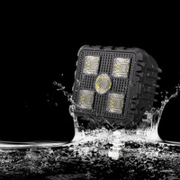 Projecteur LED 3 pouces 18W à faisceau large blanc, éclairage de travail tout-terrain, étanche IP68, pour camion, VTT, UTV, SUV, 4x4, 9V-36V