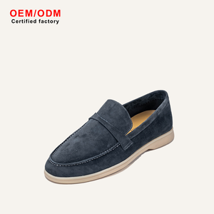 Mocassini Casual Slip-On di Alta Qualità in Vera Pelle e Cashmere per Uomo, Scarpe Personalizzate con Punta Chiusa - Product Image 3