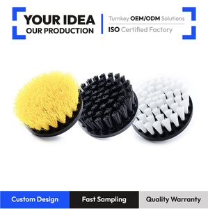 DB-003 Juego <span class=keywords><strong>de</strong></span> Cepillos para Taladro <span class=keywords><strong>de</strong></span> 3 Colores - Cabezales <span class=keywords><strong>de</strong></span> Nylon, Vástago Hexagonal <span class=keywords><strong>de</strong></span> 1/4'', Cepillo <span class=keywords><strong>de</strong></span> Detallado Todo en Uno para Pintura <span class=keywords><strong>de</strong></span> <span class=keywords><strong>Coches</strong></span>/Interiores/Ruedas - Product Image 1