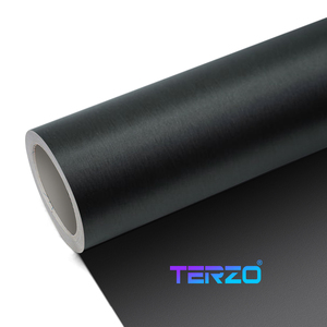 Forest Green Brushed Metal TERZO PET Vinyl Wrap <b>Roll</b> Air Release <b>Bubble</b> Free Self Healing TPU Pro - Product Image 2