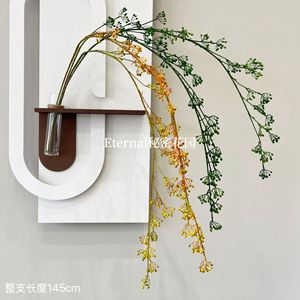 กิ่งกุหลาบโรสฮิปประดิษฐ์ Secret Garden ยาว 145 ซม. สีเขียว ทำจากพลาสติก สำหรับตกแต่งบ้าน งานแต่งงาน และอุปกรณ์ประกอบฉาก - Product Image 4