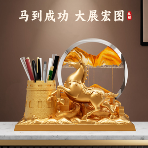 Creativo Portalápices con Diseño de la Gran Muralla China, Adorno de Escritorio para Oficina y Decoración del Hogar - Product Image 2