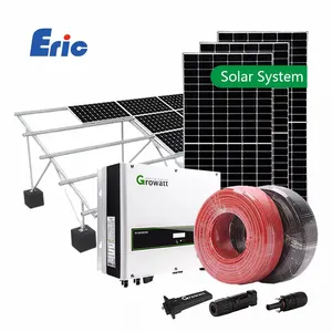 On Grid Tied Solar Power Energy System 15kw 20KW 30KW 40KW 50kw Solar Power System On Grid