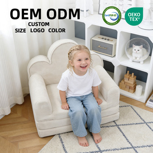 Canapé-lit pour enfants OEKO, écologique, en <span class=keywords><strong>mousse</strong></span>, combiné, canapé-lit pour bébé, canapé-lit pour enfant, mini canapé-lit pour enfants, chaise lune, sécurité enfant, doux - Product Image 5