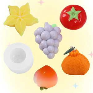 Moule en silicone raisin et papaye pour bougies de fruits bricolage et moule en résine moules en silicone parfumés en <span class=keywords><strong>béton</strong></span> de ciment - Product Image 2