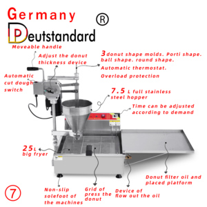 Đức Thương Hiệu Tự Động Loukoumades Bánh Rán <span class=keywords><strong>Mini</strong></span> Balls Làm Máy - Product Image 5
