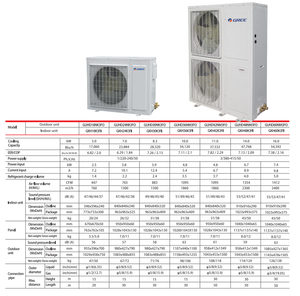 <span class=keywords><strong>Aire</strong></span> <span class=keywords><strong>Acondicionado</strong></span> VRF Gree Profesional de Pared, Unidad Interior Multi-Split Inverter, Refrigeración y Calefacción para Hogar y Oficina - Product Image 4