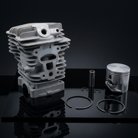 PATELO OEM - Cilindro y Pistón para Motosierra de Gasolina con Recubrimiento de Cromo de Grado Industrial, Repuestos de Aleación de Aluminio, 1 Año de Garantía