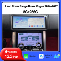 Écran Android 15 de 12,3 pouces pour Land Rover Range Rover Vogue 2014-2017, navigation GPS, garantie 1 an, style d'origine