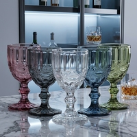 Bouteille de vin vintage classique pour mariage et fête, 240/300 ml, durable, épaisse, originale, verte, violette, gris fumé, bleu ciel, rouge, blanche, eau de Kaly
