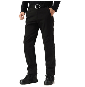 Pantalon thermique slim en softshell DFP022 pour l'hiver, avec coupe 3D au genou pour une liberté de mouvement accrue, uniformes personnalisables en stock - Product Image 2