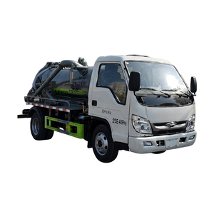 รถดูดสิ่งปฏิกูลแบบสุญญากาศ FOTON 4×2 3CBM พร้อมตัวเลือกถังไฮดรอลิกแบบยกได้และประตูด้านหลังเปิดได้, รถดูดตะกอนสิ่งปฏิกูลสำหรับฟาร์ม - Product Image 1