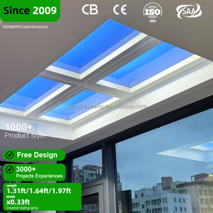 Simulatore di Lucernario LED Virtuale WIFI 6000k in Metallo e Plastica, Classificato IP54, Alta Luminosità, Design Costiero, Illuminazione <span class=keywords><strong>da</strong></span> <span class=keywords><strong>Soffitto</strong></span> per Ufficio - Product Image 1