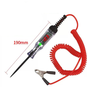 Probador de Circuitos Automotrices Skyearth, Probador de Voltaje de 6-24 V, Lápiz Probador de Plástico, Herramienta de Diagnóstico Eléctrico para Automóviles, Prueba de Circuitos Universal - Product Image 1