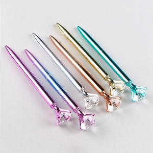 Bolígrafo de Metal con Cristal, Diseño de Diamante Grande, de Lujo, con Logotipo Personalizado, Regalo Promocional - Product Image 4