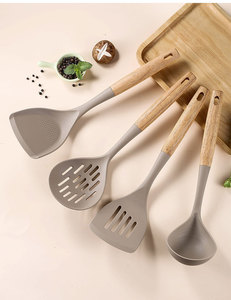 Spatule à fentes en silicone de qualité alimentaire pour la cuisson du poisson, ustensile de cuisine, spatule à œufs en silicone - Product Image 5