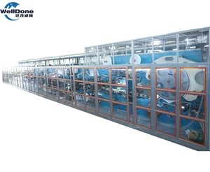 WELLDONE Machine <span class=keywords><strong>de</strong></span> fabrication automatique <span class=keywords><strong>de</strong></span> serviettes hygiéniques en coton à grande vitesse et servo complet état neuf avec servomoteur - Product Image 5