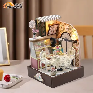 Hongda Handwerk liefert Puppen & Zubehör DIY chinesische Puppenhaus Kit