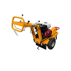 เครื่องบดตอไม้ Laski 360SW 35 แรงม้า สีเหลือง ใช้แก๊ส พร้อมล้อและแฮนด์จับ - Product Image 1