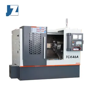 Hot sales slant bed cnc TCK46A metal cnc lathe machine 8-station hydraulic turret cnc lathe turning machine