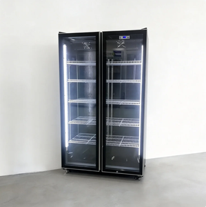 Équipement <span class=keywords><strong>de</strong></span> réfrigération commerciale <span class=keywords><strong>de</strong></span> haute qualité, vitrine réfrigérée à température unique avec écran LED, <span class=keywords><strong>congélateur</strong></span> à bière pour supermarché et restaurant - Product Image 2