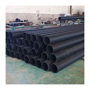 Труба гофрированная гладкая из ПНД (HDPE) DN300/DN400/DN600/DN800 для ливневых систем, двухслойная, для водоотведения - Product Image 2